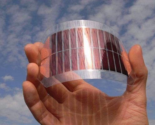 سلول های خورشیدی آلی 1 495x400 - نیروگاه خورشیدی | نیروگاه گازی