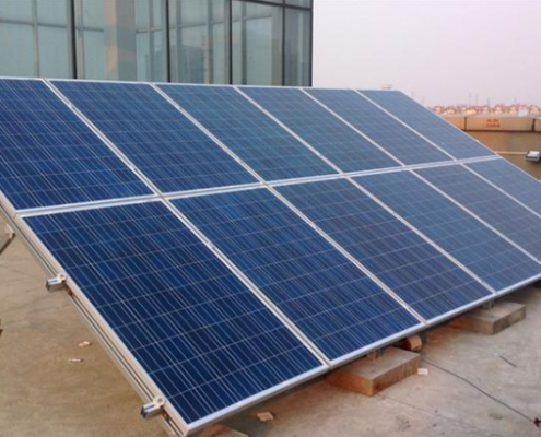 برق خورشیدی 5 کیلووات 495x400 - مقاله پنل خورشیدی-نیروگاه خورشیدی
