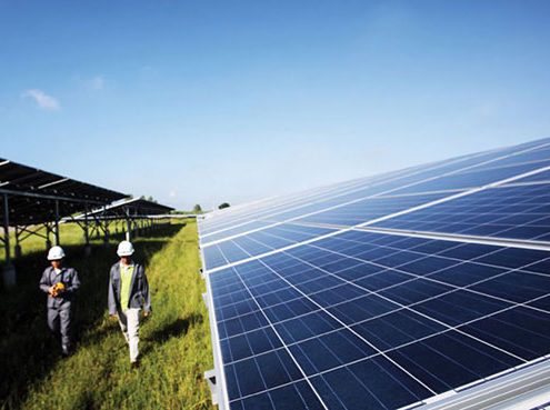 نیروگاه خورشیدی ترکیبیس  495x369 - مقاله پنل خورشیدی-نیروگاه خورشیدی