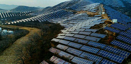 نصب پنل خورشیدی روی کوه های کشور تایوان - نصب پنل خورشیدی روی کوه های کشور تایوان