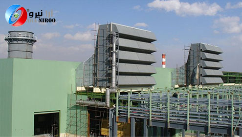 نیروگاه گازی در جاده مشهد