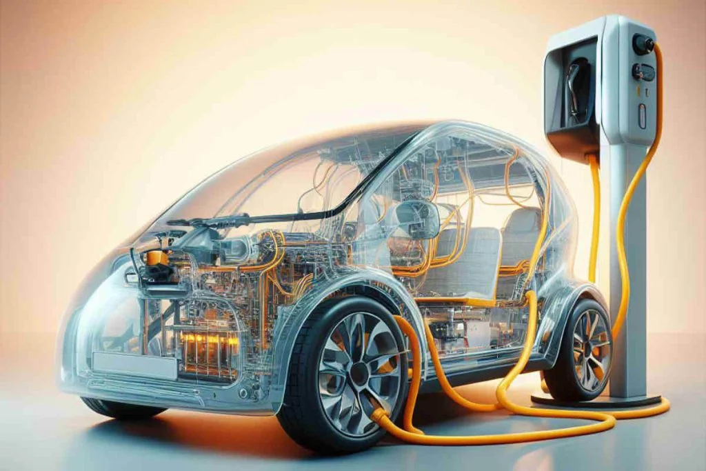 alambres cables coche electrico 1024x683 1 - آینده روشن خودروهای الکتریکی