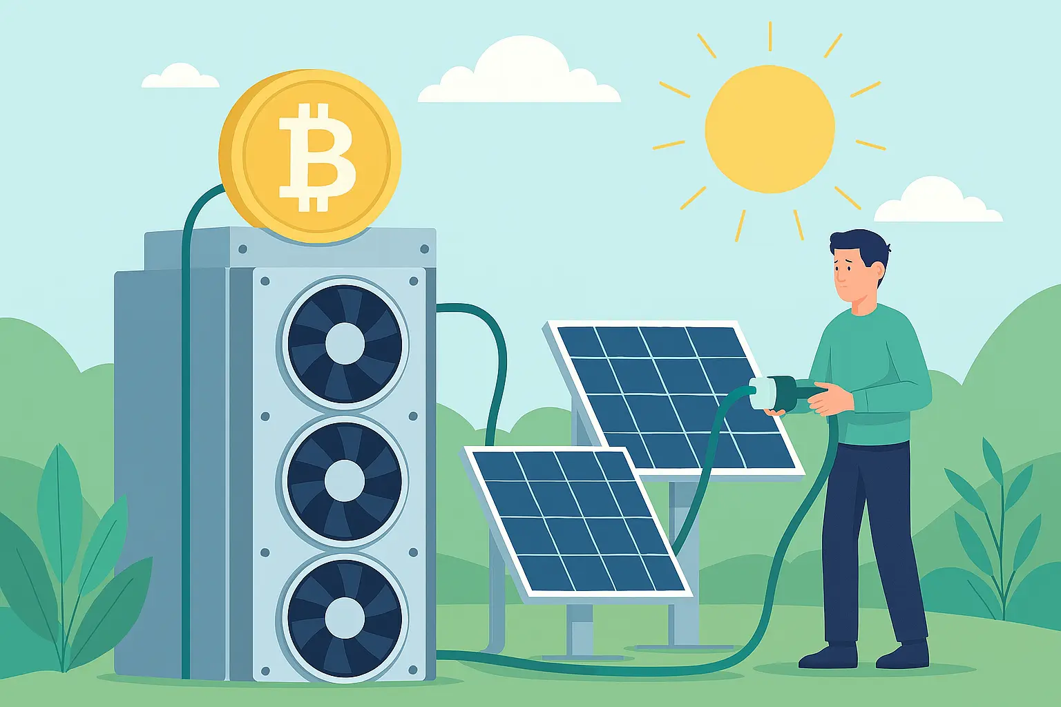 راه اندازی دستگاه ماینر با پنل خورشیدی: راهنمای کامل، کاربردی و به روز راه اندازی دستگاه ماینر با پنل خورشیدی - راه اندازی دستگاه ماینر با پنل خورشیدی: راهنمای کامل، کاربردی و به روز