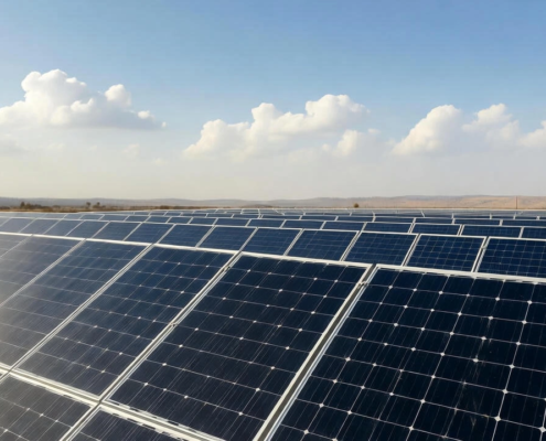 نیروگاه خورشیدی شرکت مهندسی انرژی آرانیرو10 495x400 - نیروگاه خورشیدی | نیروگاه گازی