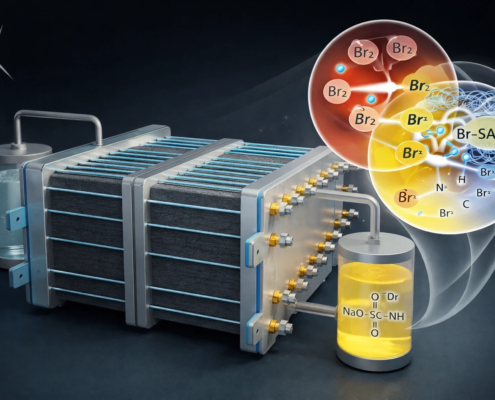 bromine flow battery 495x400 - نیروگاه خورشیدی | نیروگاه گازی