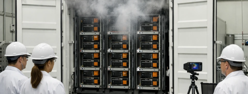 هیثیوم آزمایش ایمنی آتش‌سوزی باتری ۶٫۲۵ مگاوات‌ساعتی خود را با موفقیت انجام داد