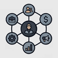 آیکون ساختار و چارت سازمانی