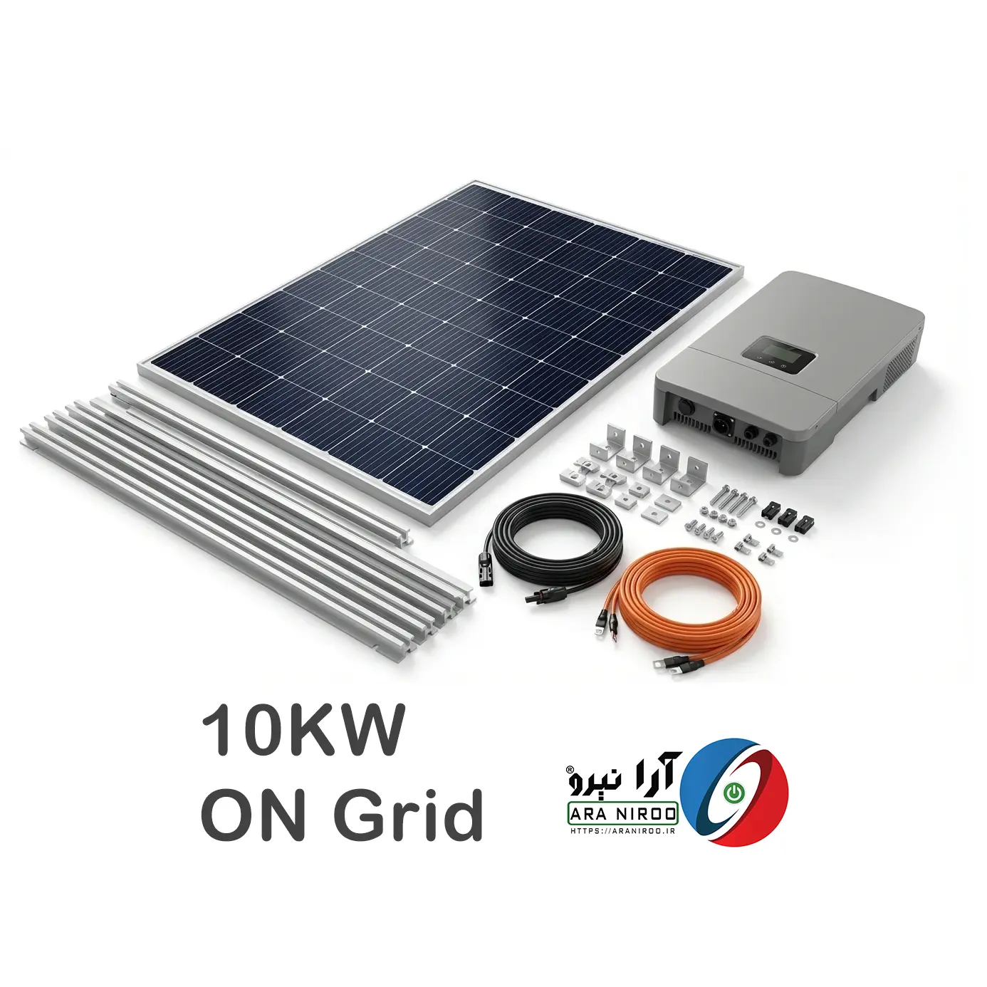 پکیج خورشیدی 10 کیلووات آنگرید سه فاز
