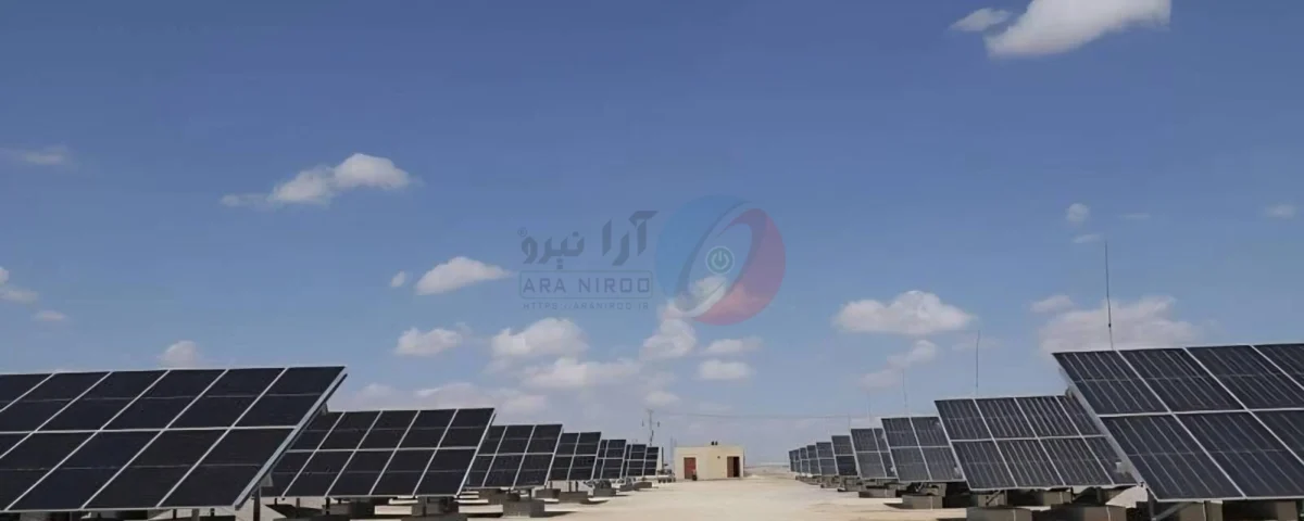 نیروگاه خورشیدی ۲ مگاواتی ابرآهن کویر ابرکوه یزد — تصویر 14