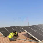 نمای کلی نیروگاه خورشیدی هیبرید ۲۰۰ کیلووات گلدیران