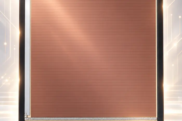 پژوهشگران کنار ساب‌پنل پروسکایت 30×30 که راندمان 23.5% ثبت کرده و نشان‌دهنده پیشرفت در پنل خورشیدی